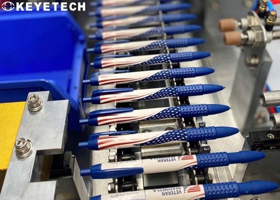 Система визуального контроля для измерения параллелизма возникновения ручки подписи