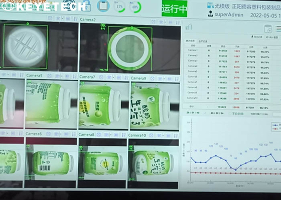 Система визуального контроля камеры индустрии HD для напитков заполняя линию