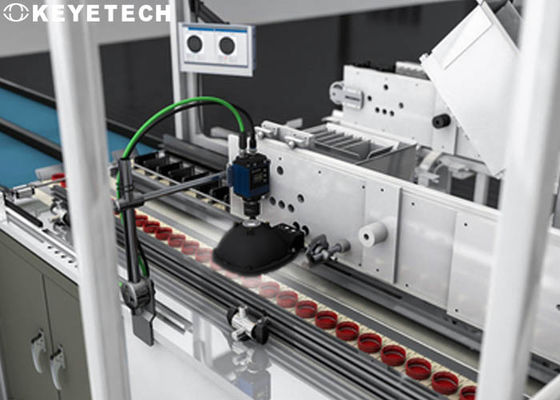 Система онлайн-сортировки качества для визуального контроля крышек с откидным клапаном