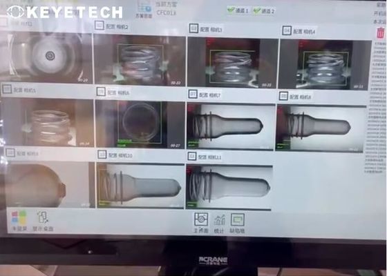 11 Система визуального контроля упаковки ПЭТ-преформы, оснащенная камерой