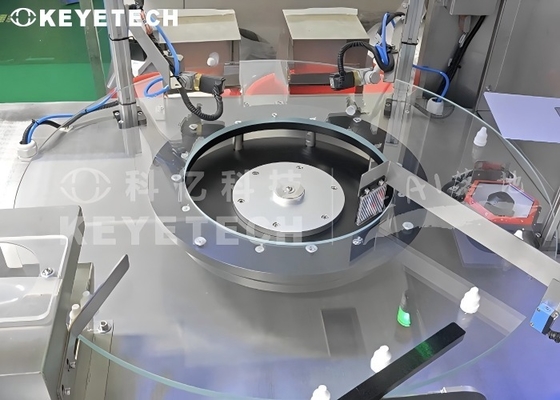 Полно автоматическая система контроля зрения для закрытия крышки бутылки для капель для глаз