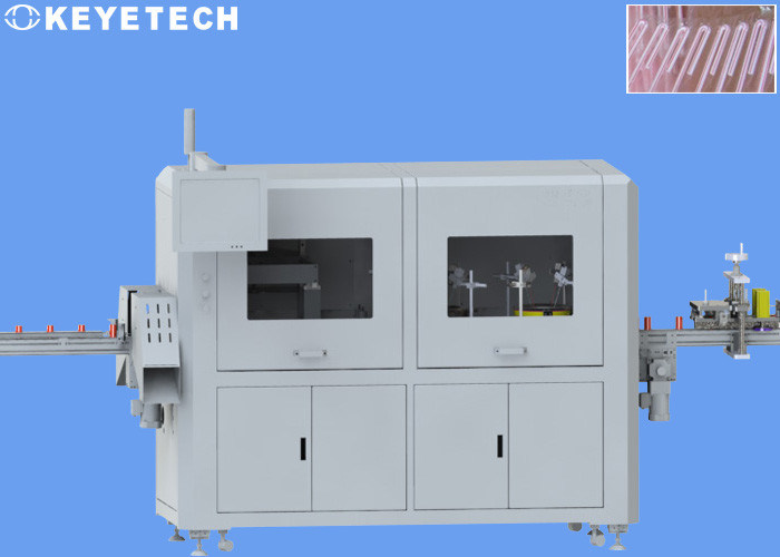 Машина для инспекции соломинок для напитков в рулонной упаковке с устройством этикетирования